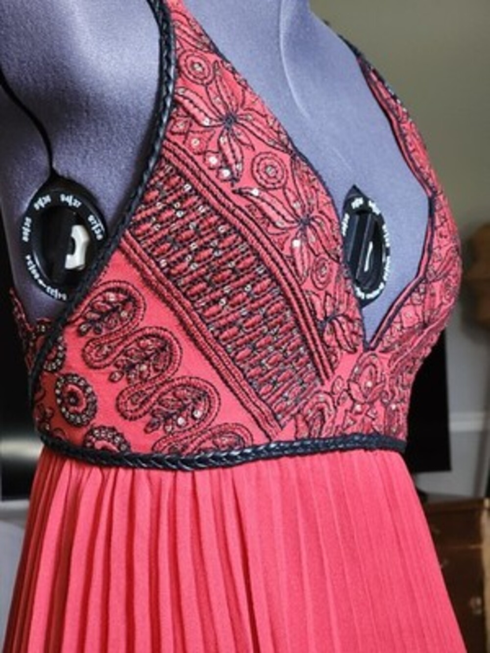 Formal Free People Belle Of The Ball Maxi Dress Gown Sz 2 - Picture 3 of 14